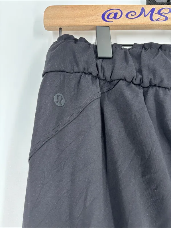 Lululemon black drawstring joggers pants 8 - Image 3