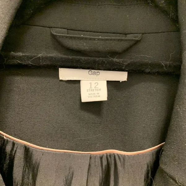 Gap Black Blazer, Size 12 - Image 3