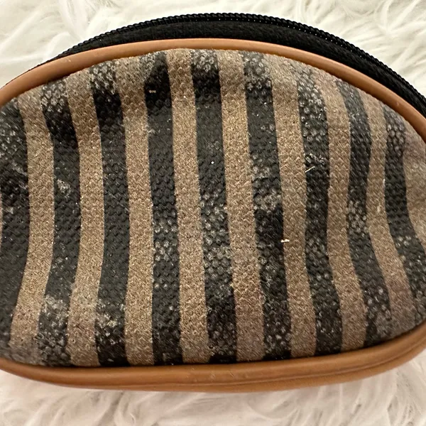 FENDI Vintage‎ Stripe Coin Purse Bag - Image 3