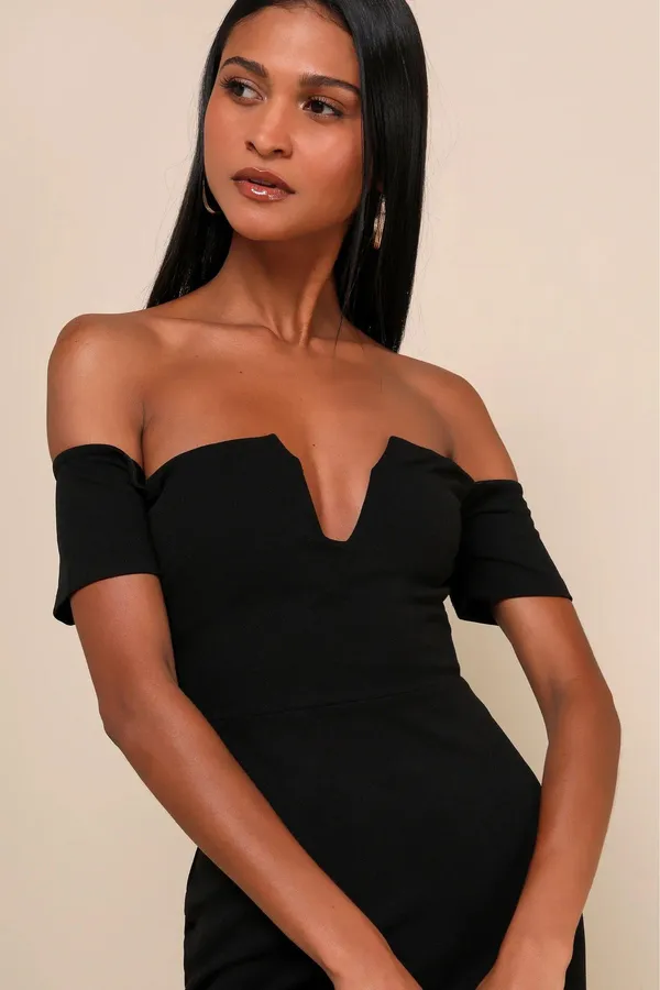 Lulus Off-The-Shoulder Maxi Dress - Image 2