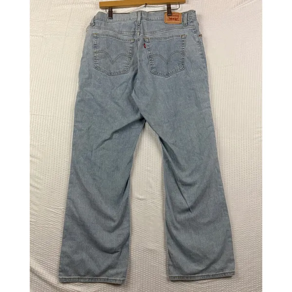 VTG 2006 Levi's 550 Women's 14M Relaxed Fit Jeans Stretch Denim Medium Wash Y2K - Image 3
