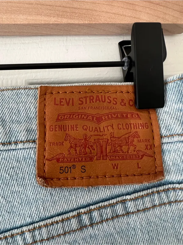 Levi's Light Blue 501 S straight-leg jeans - Image 3
