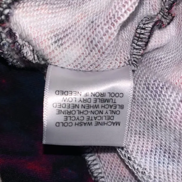 Juicy Couture Tie Dye Swirl crop Sweatshirt, Women's Size L juniors multicolor - Image 5