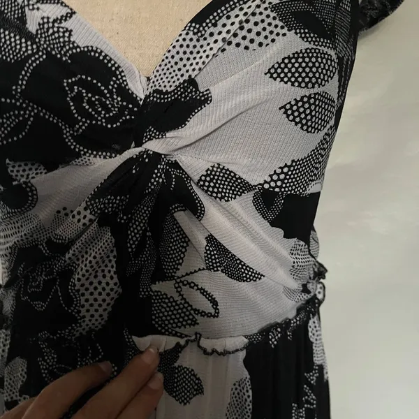 Signature Sangria Midi Floral Dress 10 Romantic Old Hollywood Retro Rockabilly - Image 15