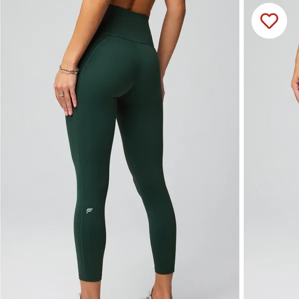 Fabletics small green define powerhold high waisted 7/8 leggings - Image 7