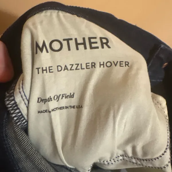 Mother Dazzler Hover High Rise Straight Leg Jeans in Depth of Field - Image 7