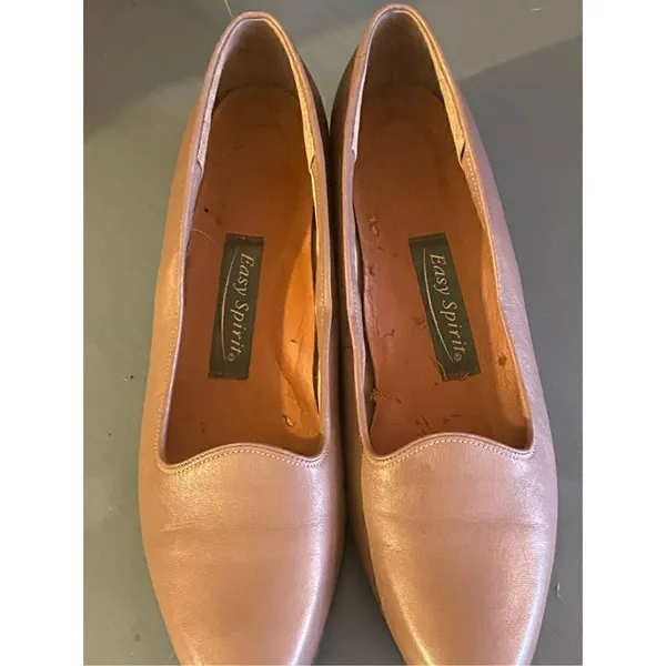 Easy Spirits Women Heeled Casual Shoes Beige Size 8 - Image 9