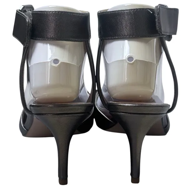 Louise et Cie Grettah Iron Pewter 3" Pointed Toe Sandals Heels‎ Party Event 9 - Image 8