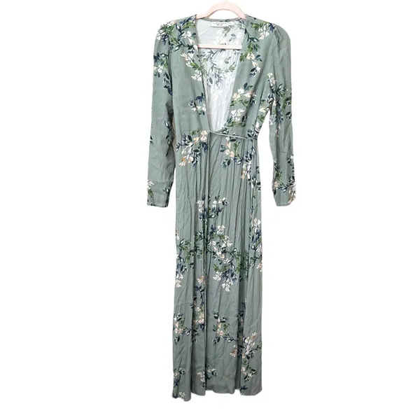 FLYNN‎ SKYE Kate Wrap Maxi Dress Sz Small - Image 3