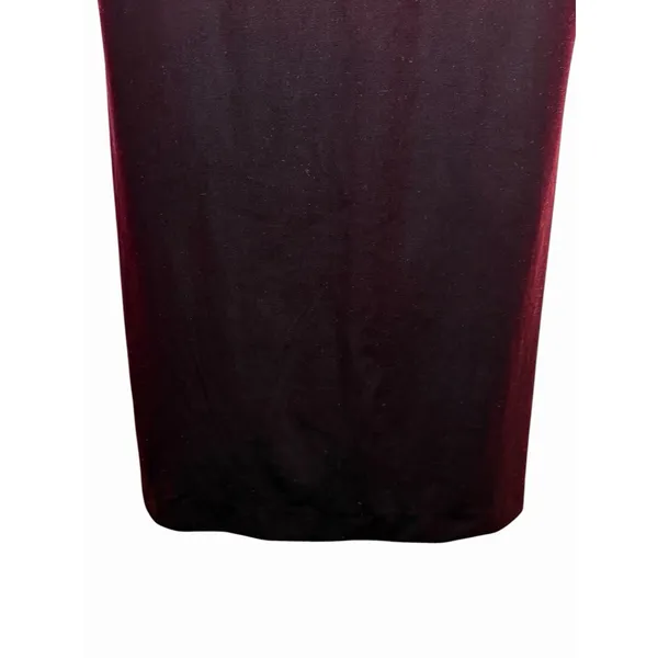 House of CB Ivy Black Cherry Velvet Maxi Dress XS - Image 10