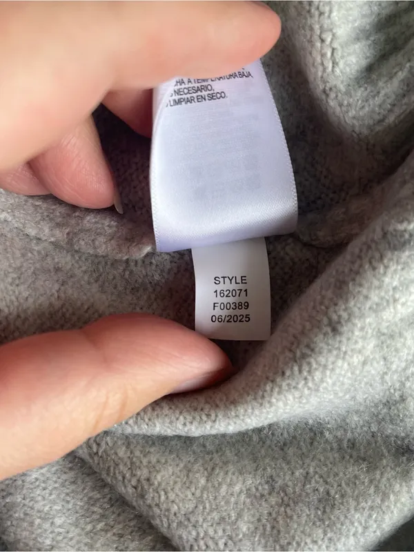 Lucky Brand Cloud Soft Off The Shoulder Heather Gray Sweater Small NWT - Image 7