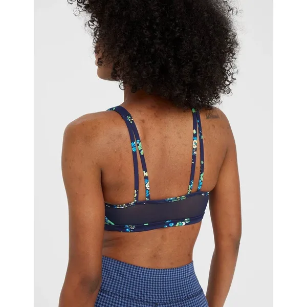 Offline By Aerie Goals Plunge Sports Bra Royal Navy Size Medium - Image 4
