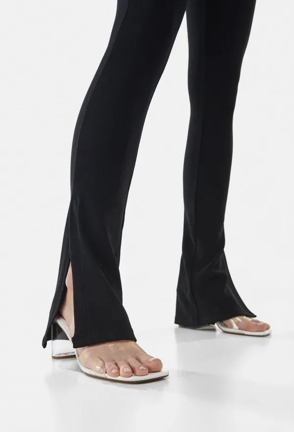 flare cut out leggings soft pants - Image 4
