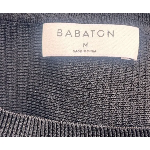 Babaton Sculpt Knit Muscle Ribbed Crop Tank Womens Size Medium Minimalist Career - Image 6