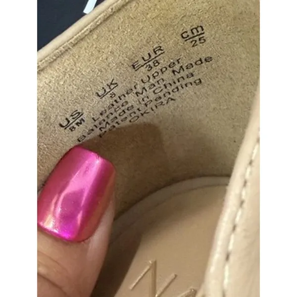 Naturalizer Okira Nude Leather Pointed Toe Heel Pump Women Size 8 NIB - Image 8