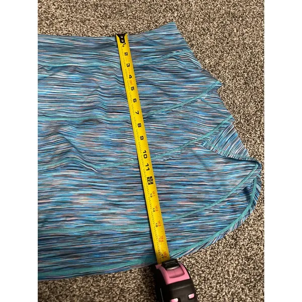 Ideology blue space-dyed performance tiered athletic skort XXL - Image 5