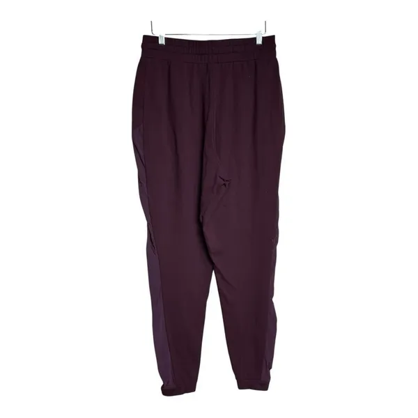 Gymshark Women's burgundy Jogger Mesh Panels Size‎ large - Image 2