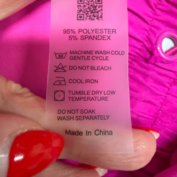 SSYS The Label L Athletic Skort Hot Pink Pocket Activewear Mini Skirt Pickleball - Image 6