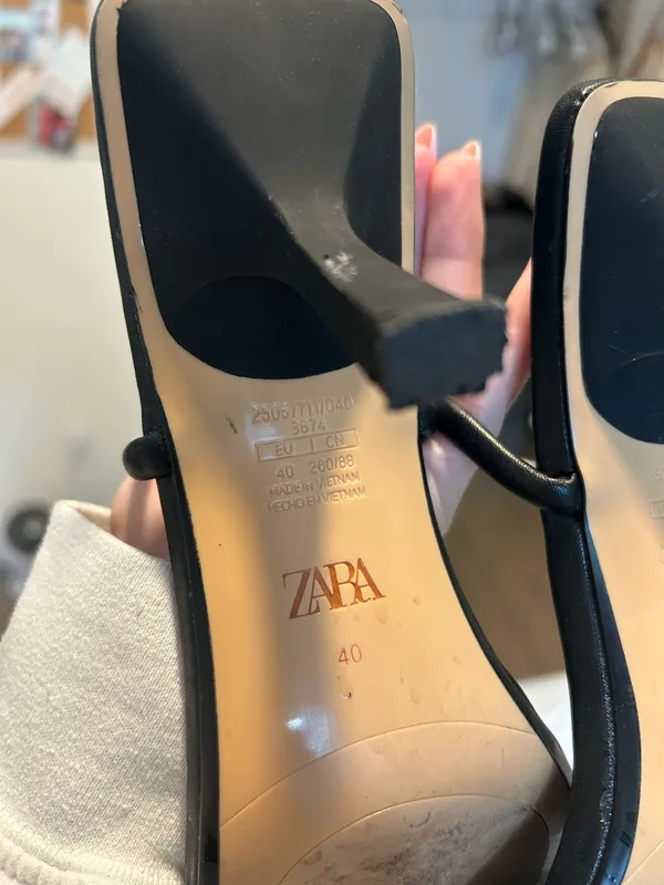 ZARA Heels Black - Image 3