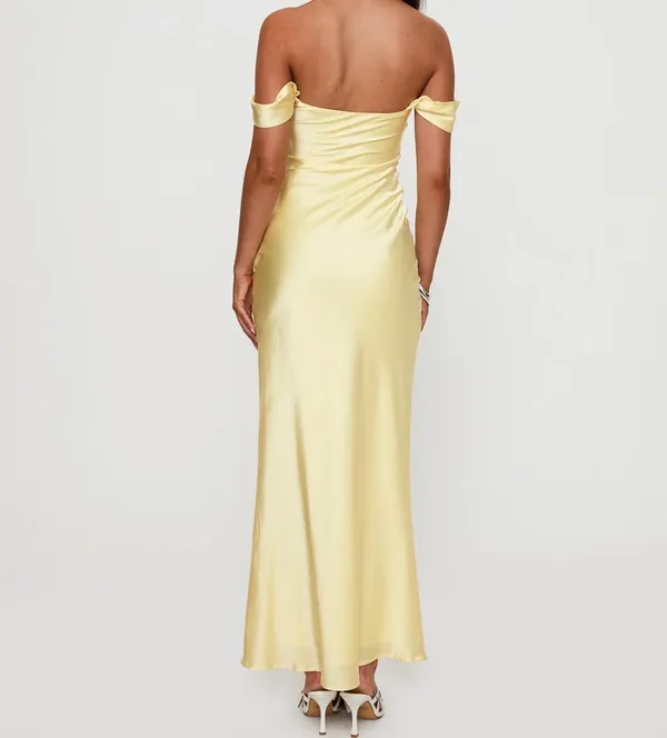 Yellow Maxi Dress Princess Polly - Image 6