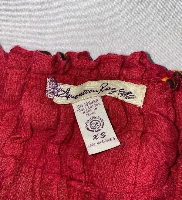 Dress Red Size XS - Image 3