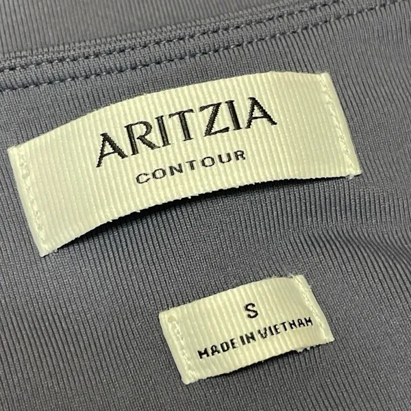 Aritzia Contour Women's Blue Short Sleeve Slim Strech T Shirt Tee Top Size S - Image 4