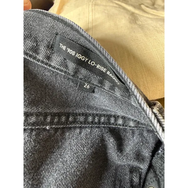Denim Forum The '90s Iggy Lo-Rise Baggy Jeans in Washed Black Size 26 - Image 10