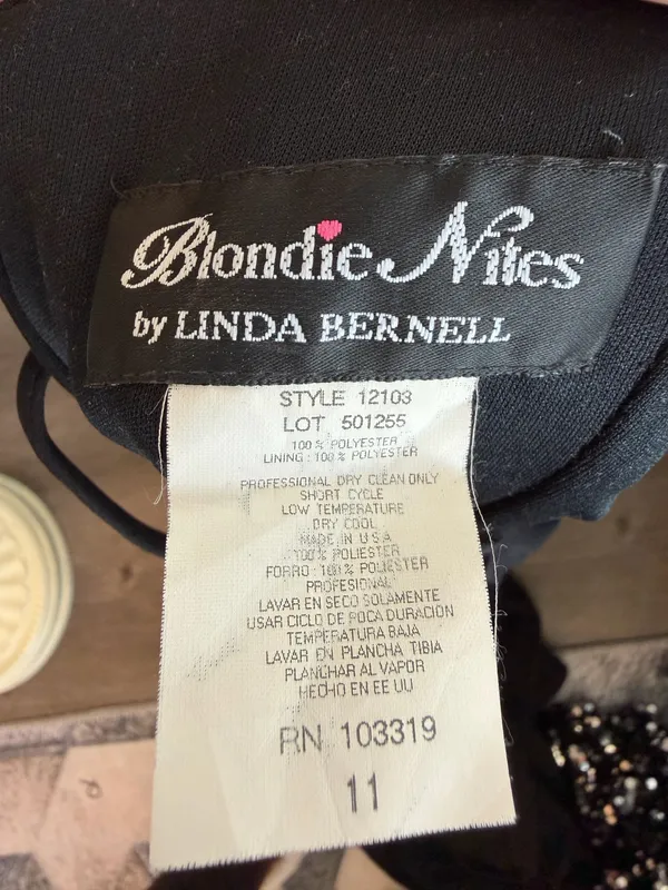 Blondie Nights Black Backless Gown - Image 3