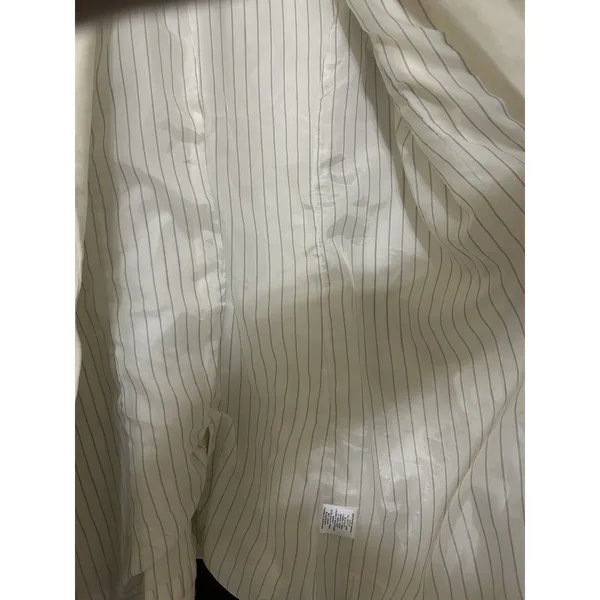 Love Tree Ivory Vest Women Sz Small Lined Hip Length Pockets Career Professional - Image 7
