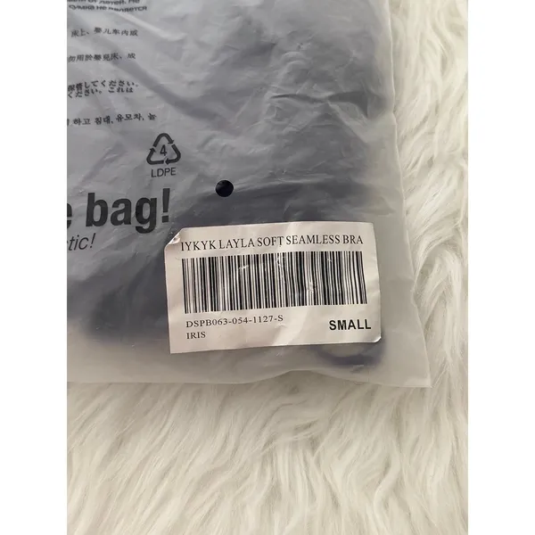 Darc Sport IYKYK Layla Soft Seamless Bra Iris Size Small - Image 7