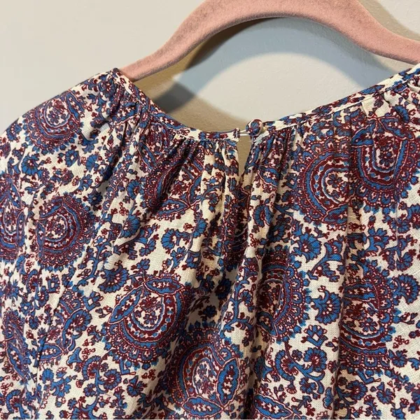 J. Crew Palermo Smocked Waist Mini Dress‎ in Floral Bouquet Linen Medium - Image 12
