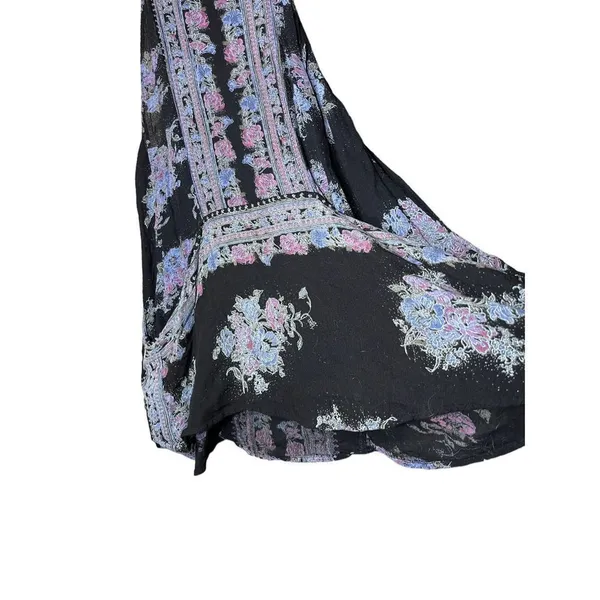 Free People Paradise Song Floral Tunic Dress Size Medium - Image 4