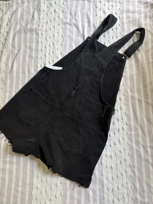 PacSun Overalls Black Shorts - Image 2