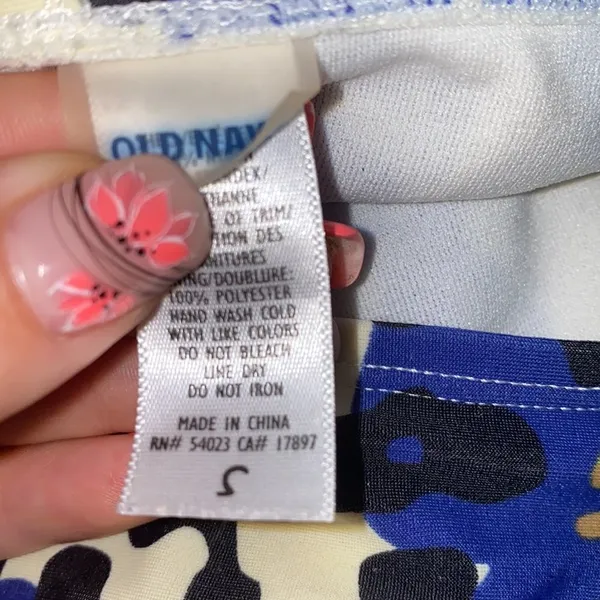 Old Navy ✨navy leopard print bikini o-ring bottoms✨ - Image 6