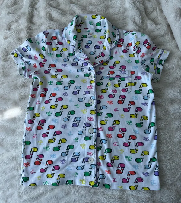 RARE Roller Rabbit Moby Pajamas, Size XS EUC - Image 4