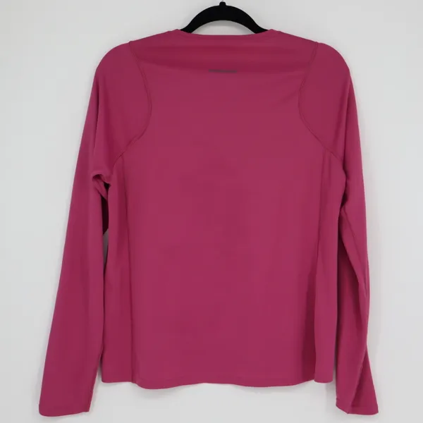 Patagonia Women's Pink Long Sleeve Shirt Size Lage‎ Base Layer Outdoor Hiking - Image 9
