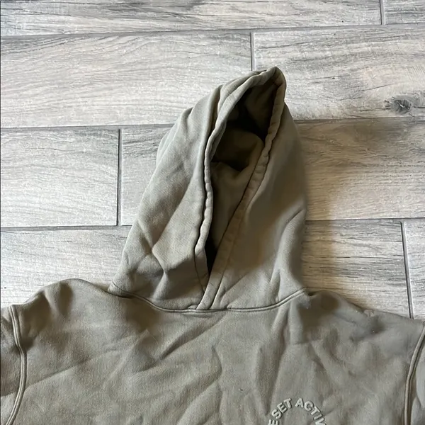 SET Active Green Cropped Hoodie - Image 4