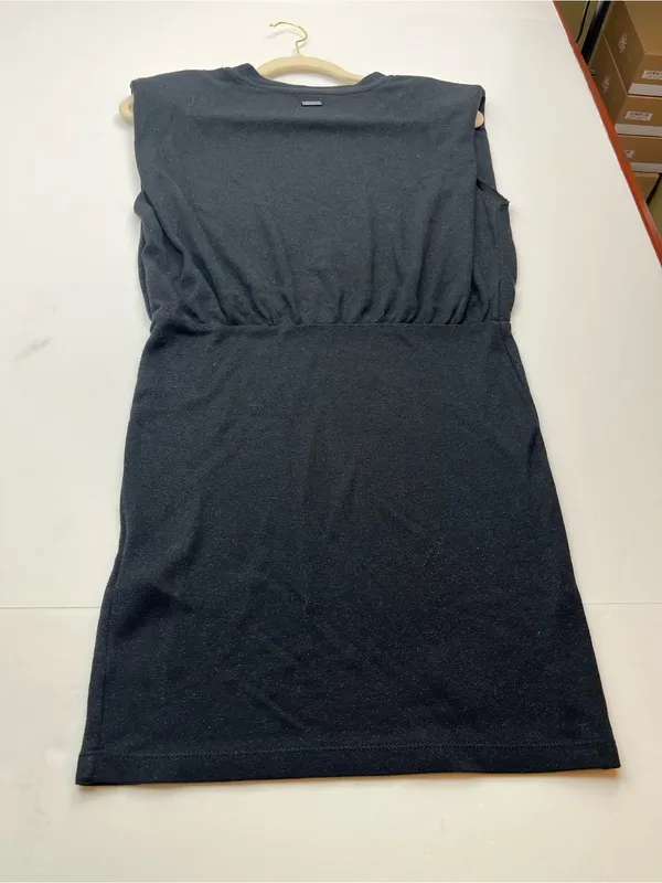All Saints Mika LS Mini Tank Dress Sleek Black Sleeveless Sheath Womens US‎ 2 - Image 11