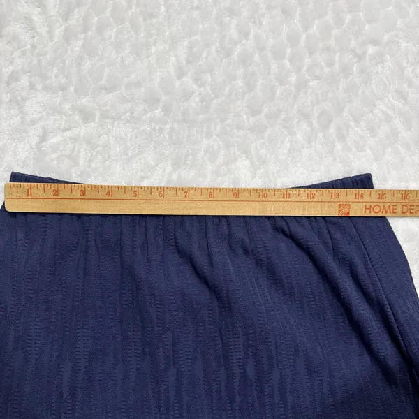 Chelsea & Theodore Skirt Womens M Tiered Purplish Blue Midi Cottage Prairie Core - Image 7