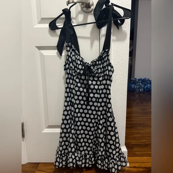 Dolls Kill Wildflower Fables Mini Dress - Polka Dot - Image 4