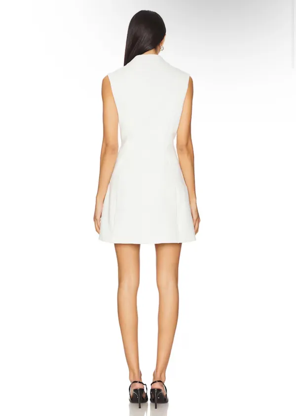 Bardot Destene Hourglass Mini Dress in Orchid White - Image 3