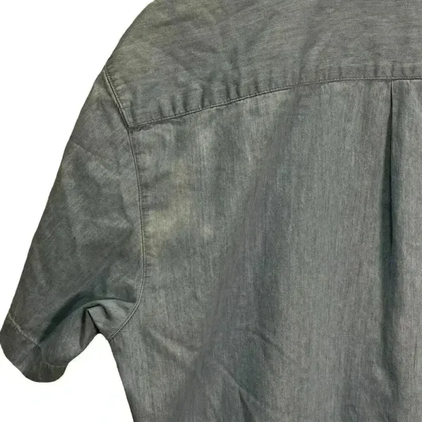 Vintage Northern Treasures‎ Cotton Embroidered Soft Denim Button-up Large - Image 4