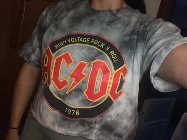 AC/DC Crop Top - Image 3
