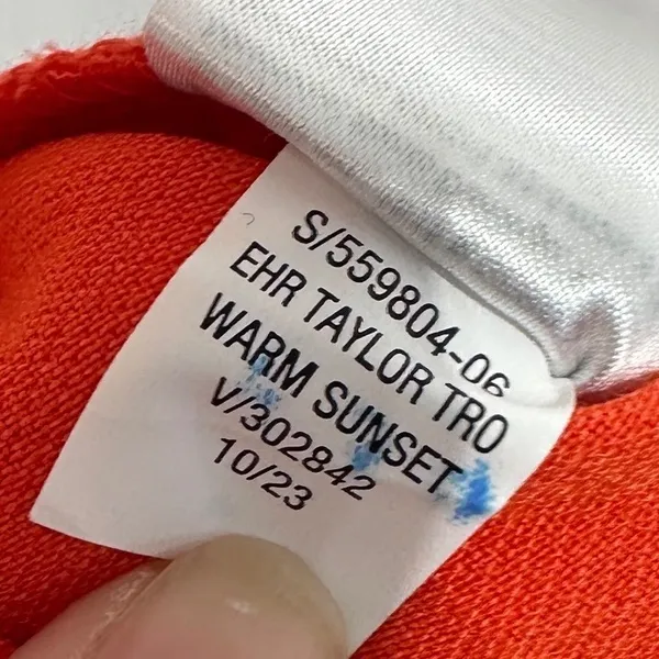 Old Navy Taylor Extra High-Rise Wide-Leg Trouser Orange XS Petite NWT - Image 6