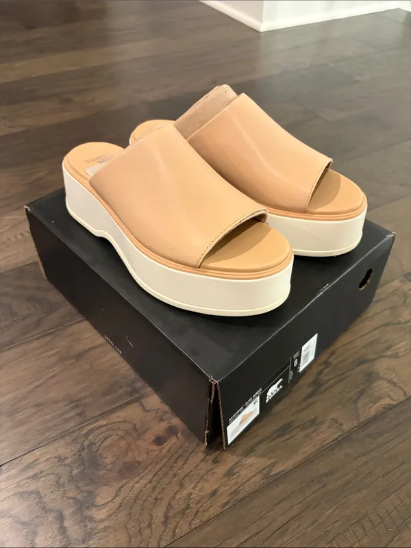 New In Box Sorel Dayspring Slide Sandals Sz 8 - Image 6
