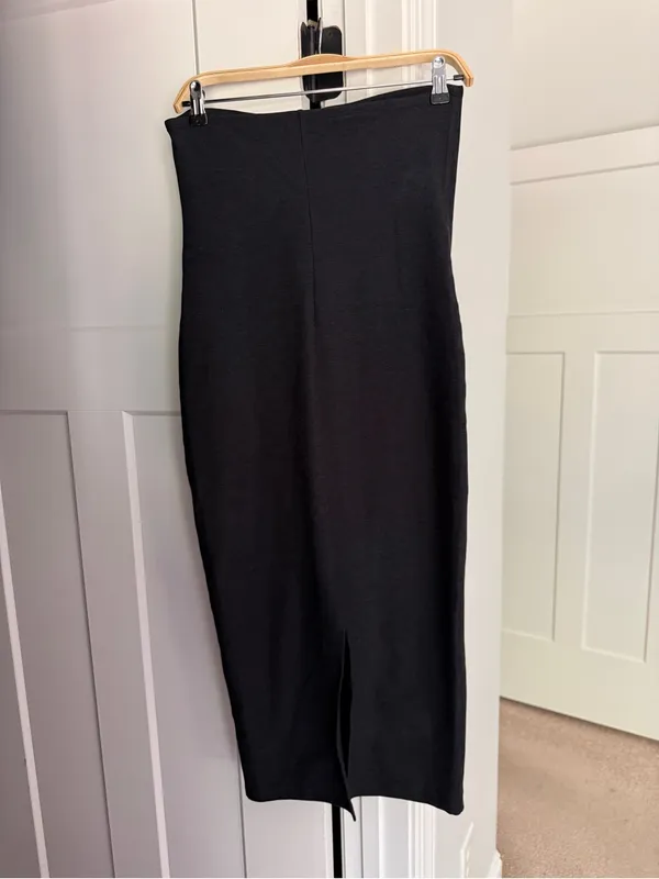 Beyond yoga Spacedye strapless midi dress darkest night - Image 6