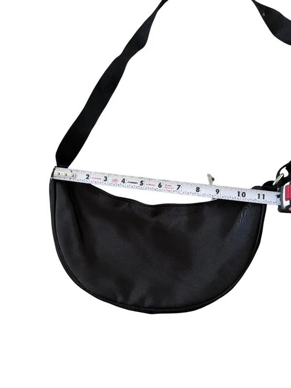 LANCÔME Black Adjustable Crossbody Bag NEW NWOT - Image 4
