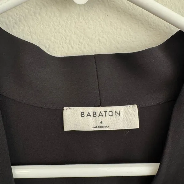 Aritzia Babaton Drape Front Faux Wrap Office Career Phoenix Dress Size 4 Small - Image 3
