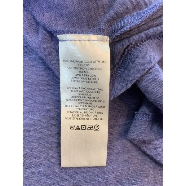We The Free People Trapeze Top Blue Oversized Small Relaxed‎ Beachy Boho Swing - Image 6