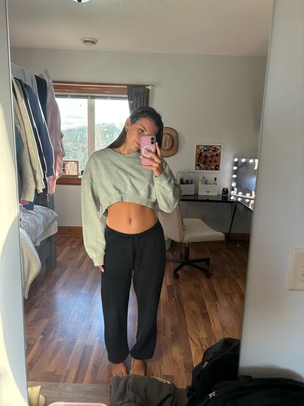 Aerie Crop Sweatshirt - Image 2